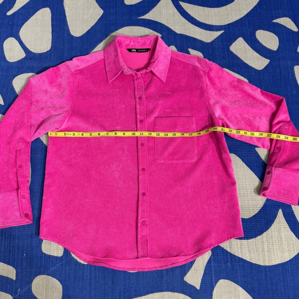 ZARA Soft Corduroy Shirt - Picture 8 of 16